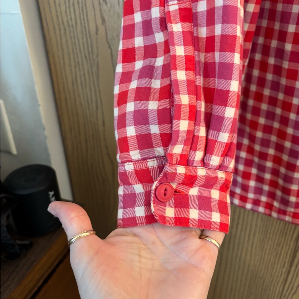 L.L.Bean fleece-lined flannel button-down shirt - Picture 5 of 10